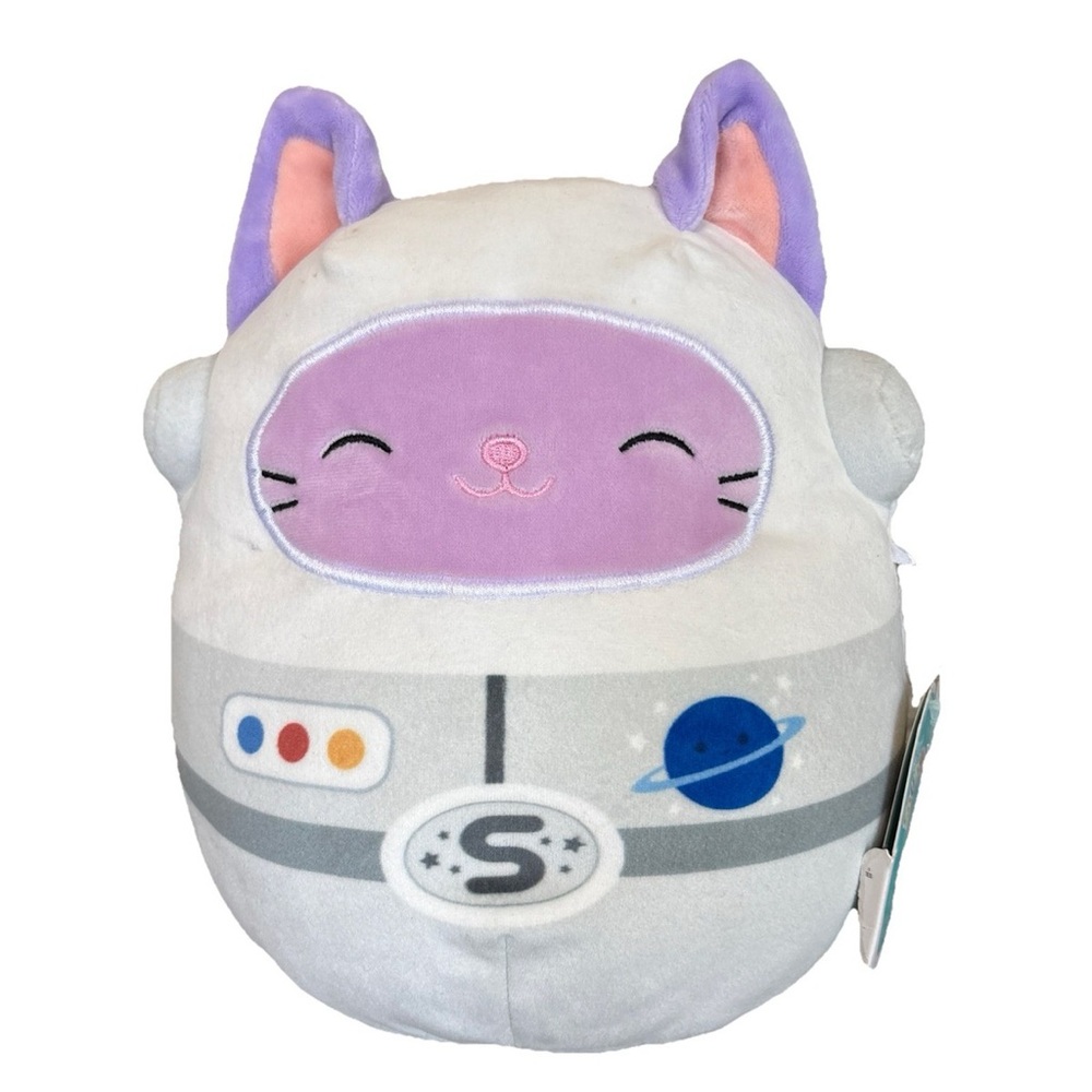 NWT Squishmallows 8” Brielle The Astronaut Cat Plush Toy Kellytoy